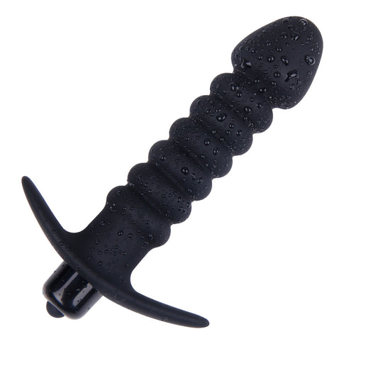 MD Anchor Vibrating Anal Butt Plug Silicone Prostate Massager