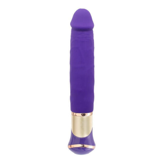 Aphrodisia Vibrator Ecstasy Deluxe Rowdy Dildo Vibrator -Purple
