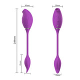 HC Double Ended Suction & G-Spot Vibrator - Purple