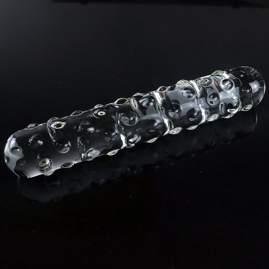 23cm Double-Ended Beaded Glass Dildo / Anal Plug