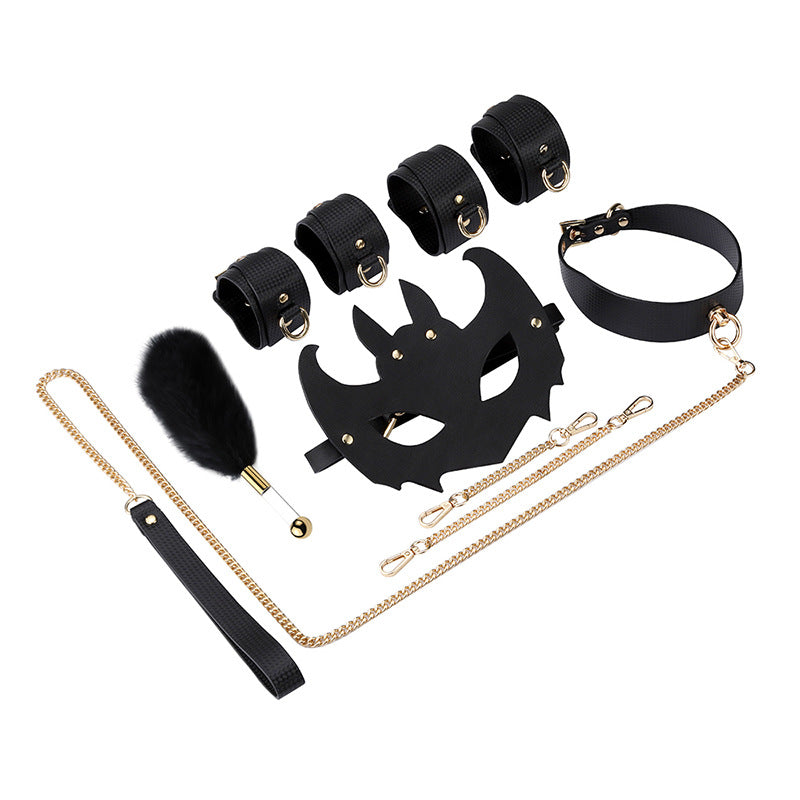 RY Luxury BDSM Fetish Bondage Kit 5 Pcs - Black