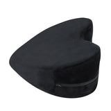 RY Heart Wedge Erotic Sex Pillow Position Enhancer Cushion - Black