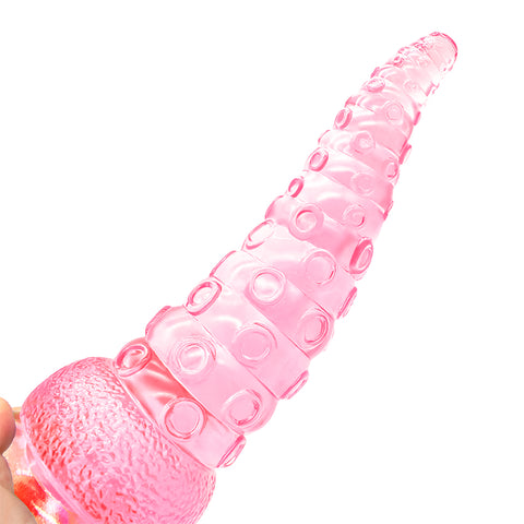 DY 8.9'' Realistic Octopus Tentacles Fantasy Dildo / Anal Plug - Pink