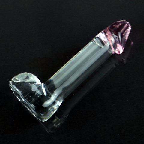 15cm Crystal Glass Realistic Dildo / Anal Plug - 4 Editions