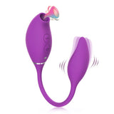 HC Double Ended Suction & G-Spot Vibrator - Purple