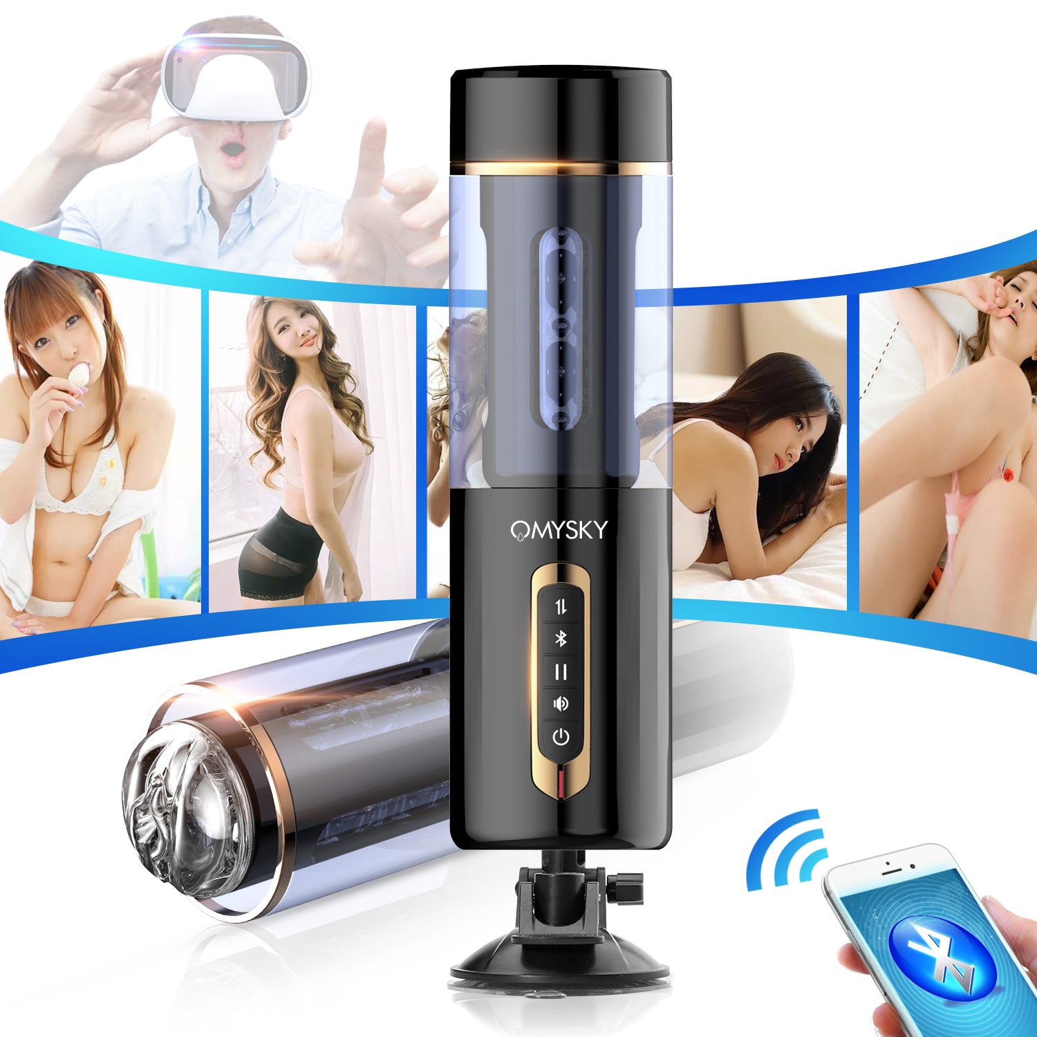 OMSKY Wolf Warrior Bluetooth Control Automatic Telescopic Male Masturb sexyplay.com.au OMSKY Wolf Warrior Bluetooth Control Automatic Telescopic Male Masturb sexyplay.com.au