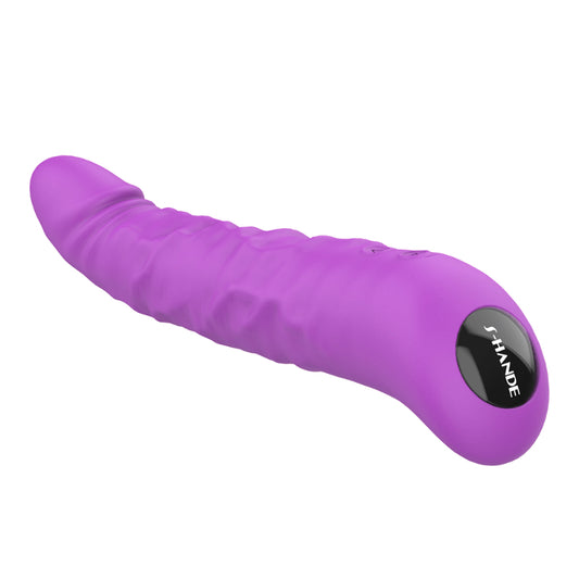 S-Hande The King Realistic Dildo Vibrator - Purple