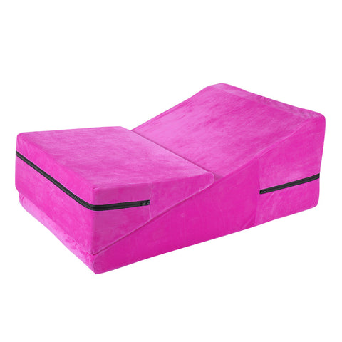 Erotic Triangle Sex Pillow Position Enhancer Cushion Kit - Purple