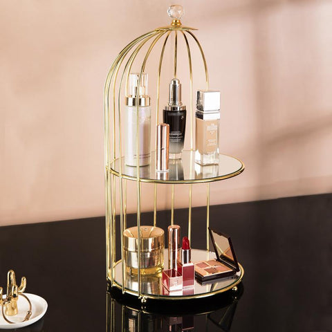 ChoosyBox Bird Cage Style Bedroom & Makeup Organizer Tray Kit
