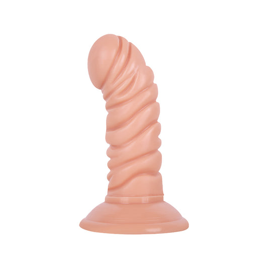 MD 5.9" Thread Dildo Anal Plug - Flesh