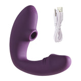 MOLE Clit Suction G-Spot Vibrator Dildo - Purple