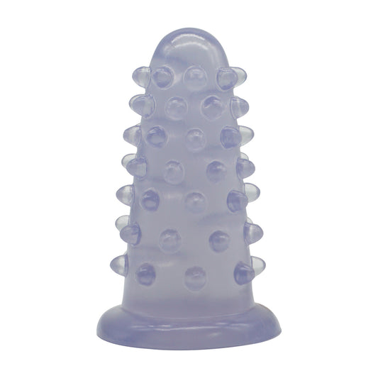 MD Hedgehog Huge Size Silicone Beaded Anal Plug - Blue