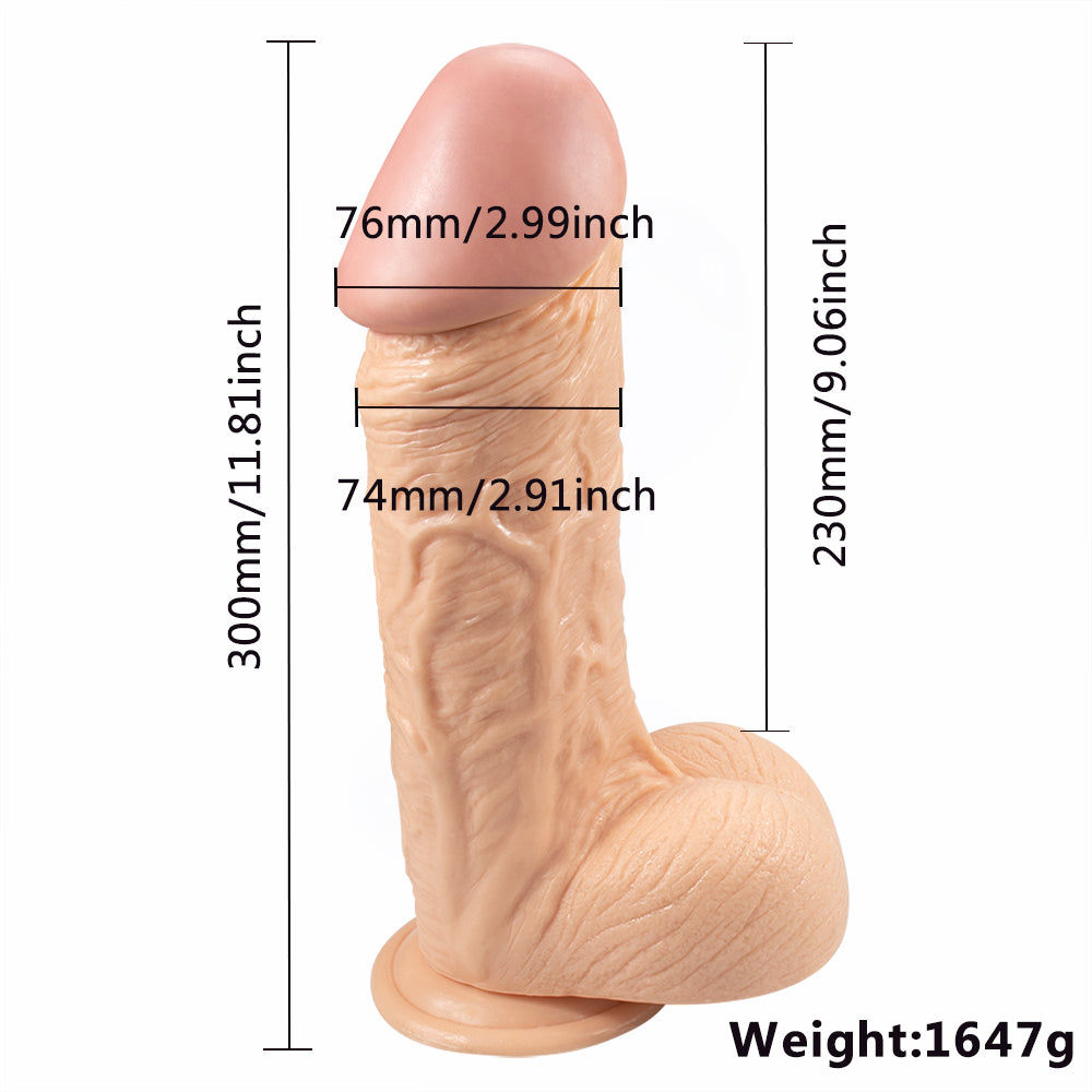 DY 11.81" BigBro Super Giant Realistic Dildo