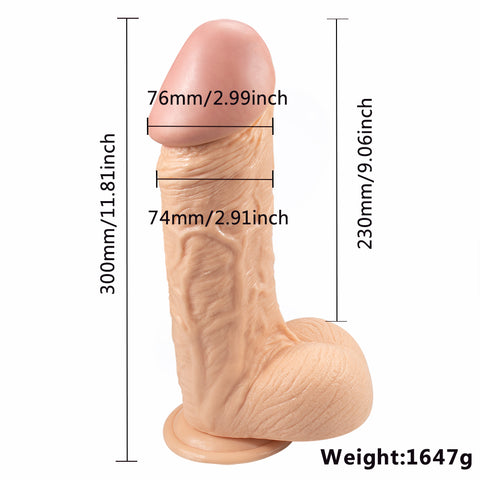 DY 11.81" BigBro Super Giant Realistic Dildo