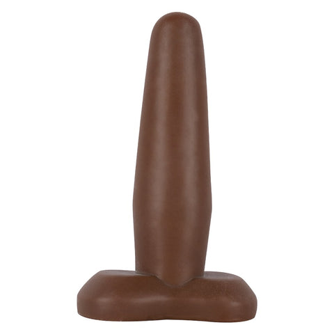 MD 5.12" Butterfly Anal Plug Butt Plug - Brown