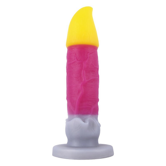 MD 8.66" Sward Fantasy Realistic Dildo / Anal Plug - Rainbow