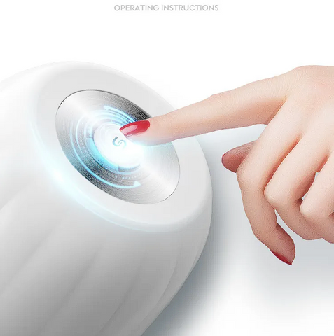 SVAKOM Sam Neo APP Remote Control Interactive Suction Vibrating Male Masturbator - White