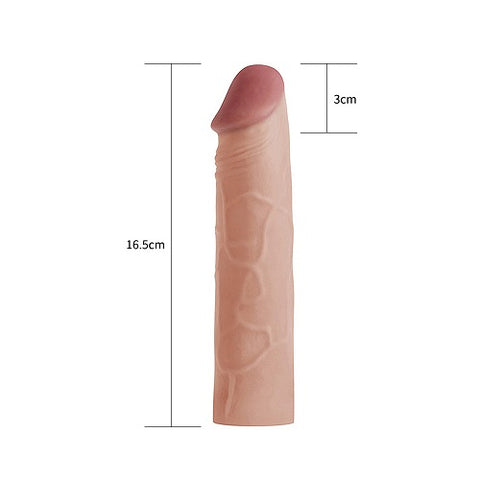 LOVETOY Pleasure X Tender Penis Sleeve Add 1 Inch