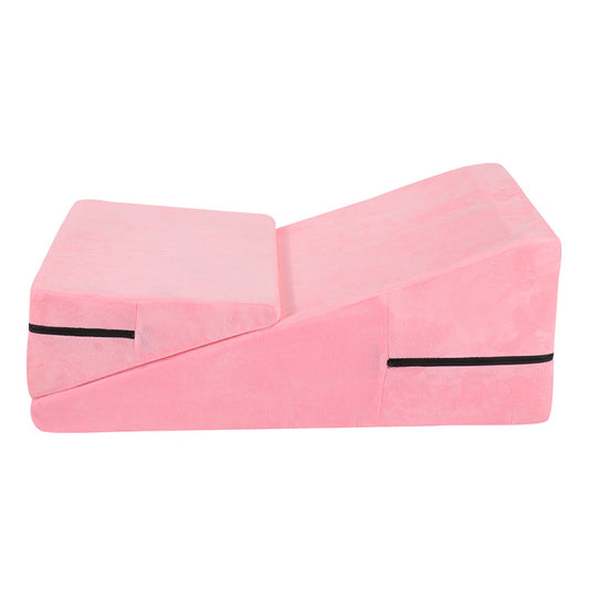 Erotic Triangle Sex Pillow Position Enhancer Cushion Kit - Pink