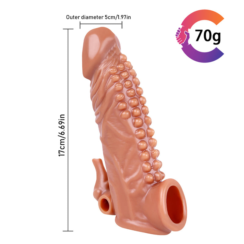MD M12 Realistic Penis Sleeve Extender | Vibe & Normal Edition
