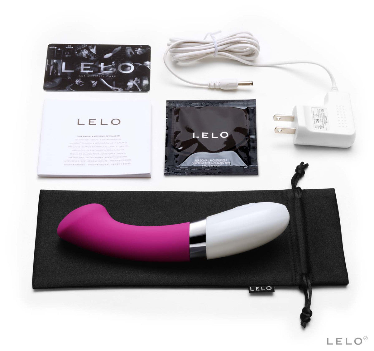LELO GIGI 2 Deep Rose 8 Mode G-Spot Massager Vibrator