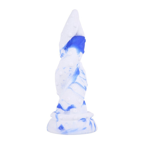 MD Squid 8.66 inch Bad Dragon Dildo - Silicone Blue/White