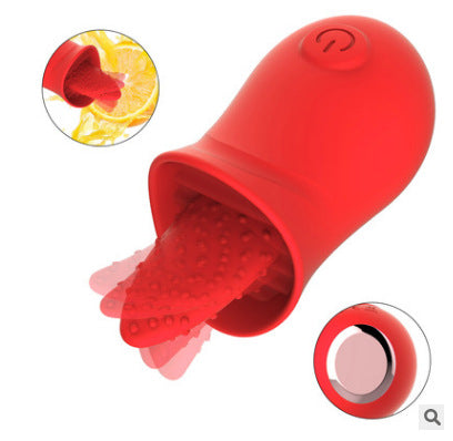 HC 10 Modes Licking Stimulator - Red