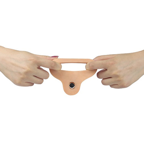 Lovetoy 5.8" The Ultra Soft Double Penetration Anal Dildo Vibrating Cock Ring