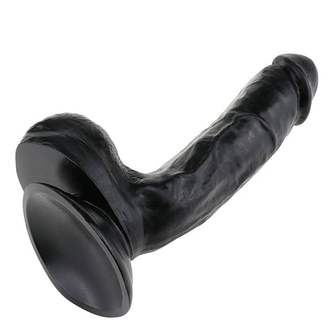 MD BOOM 8.5'' Realistic Dildo with Suction Cup - Black