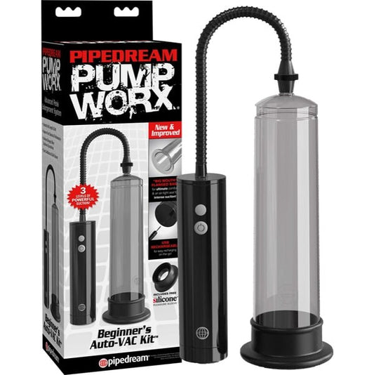 PIPEDREAM - Pump Worx Beginners Auto Vac Kit - Automatic Penis Pump Kit
