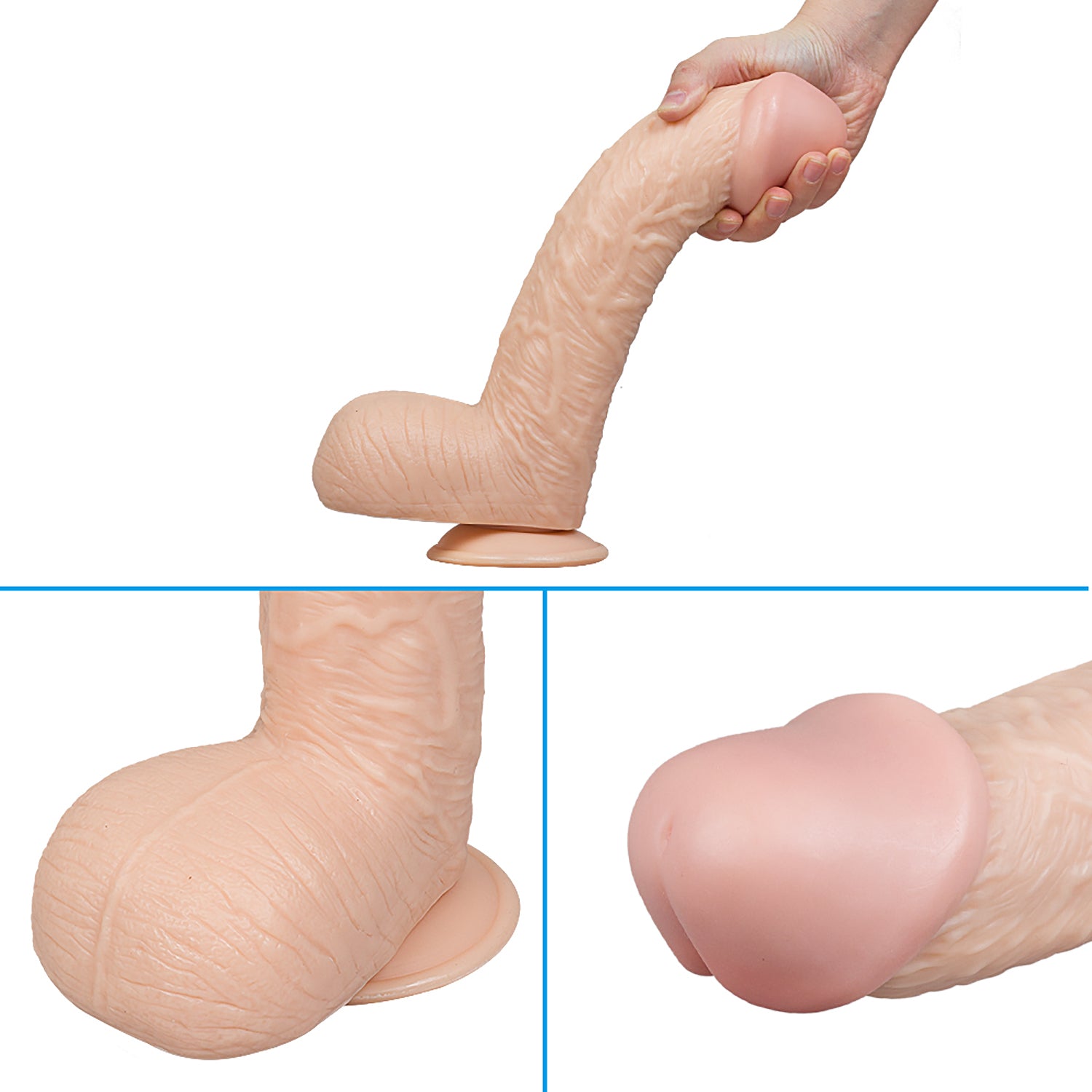 MD 11.4" King Size GIANT Realistic Dildo