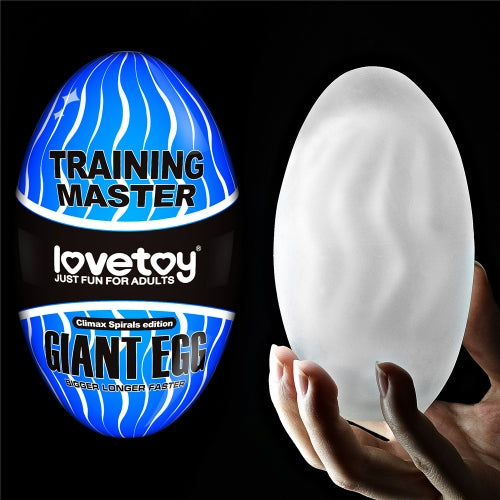 LOVETOY - Training Master Giant Egg Climax Spirals Edition Masturbator