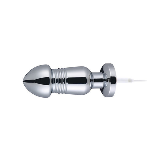 RY Aluminium Alloy Vibrating Anal Plug Vibrator - Mushroom Edition