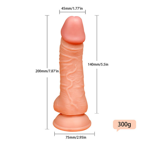 MD Trigun 20cm Realistic Dildo with Suction Cup