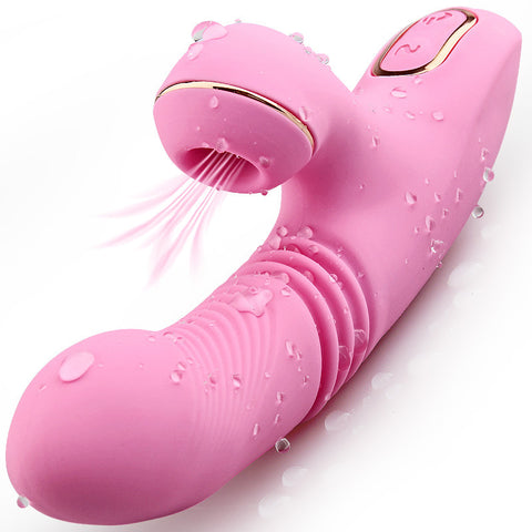 DIBE Rabbit 4th Clitoris Suction & Thrusting Rabbit Vibrator