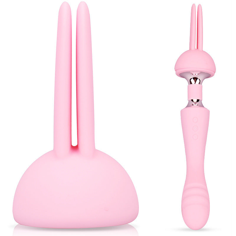 WOWYES I7 Flexible Wand Vibrator with Rabbit Attachment