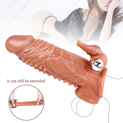 MD M12 Realistic Penis Sleeve Extender | Vibe & Normal Edition