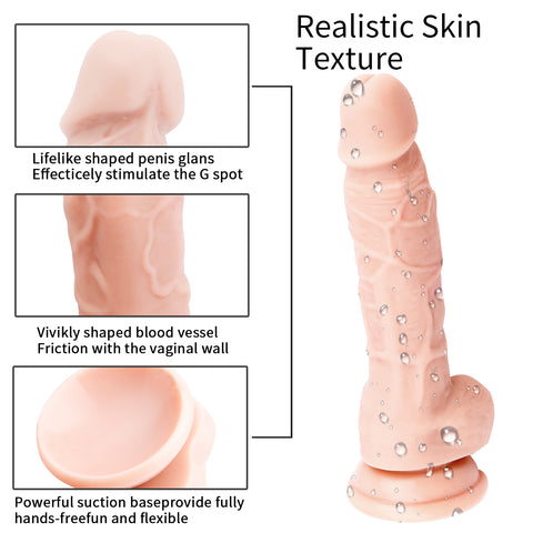 MD Viscount 18cm Realistic Dildo with Suction Cup