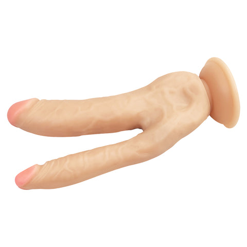 MD Won Realistic Double Penetration Dildo with Suction Cup