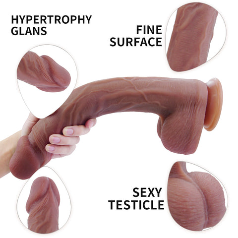 MD 14.57" Giant Silicone Realistic Dildo