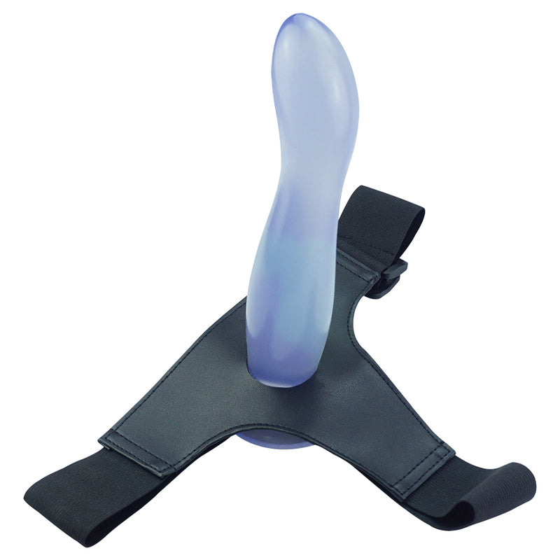 MD 9.45" Strap On Dildo Harness Kit - Light Blue