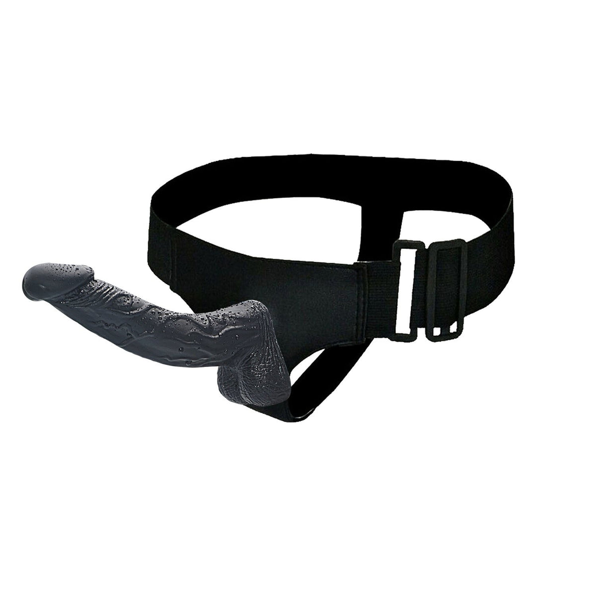 MD 21cm Strap On Harness with Dildo - Black
