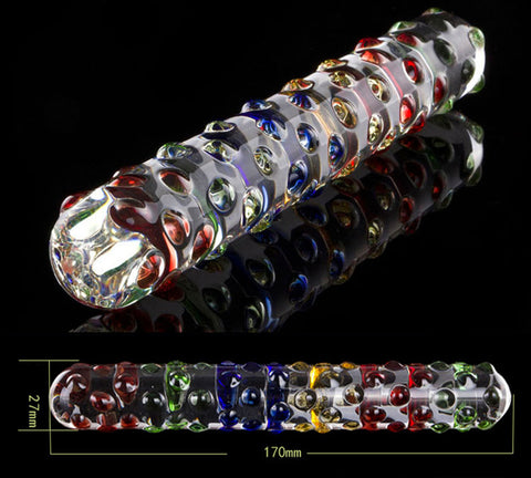 Glaze 17cm Crystal Glass Anal Plug Dildo Thruster