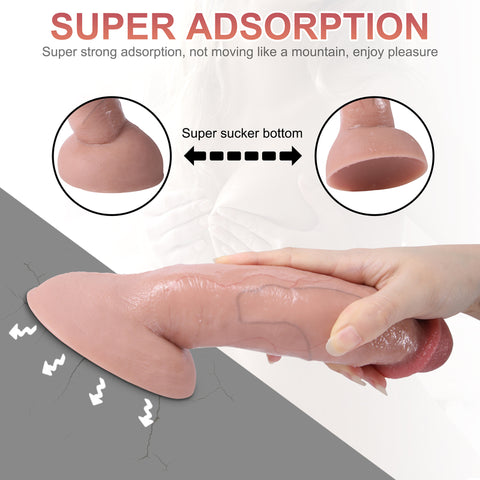 MD 8.46" Realistic Silicone Dildo - Large