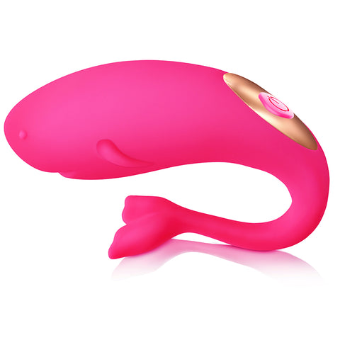MN Remote Control Wearable Bullet Vibrator - Rose