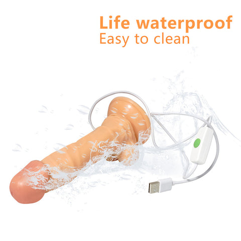 MD 20.5cm Bendable Realistic Rotating & Vibrating Dildo