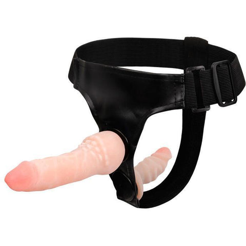 BAILE Double Penetration Dildo with Strap-on Harness