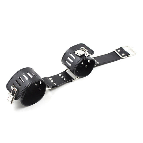 BDSM Handcuffs & Collar Restraint Bondage Kit with 2x Free Padlock