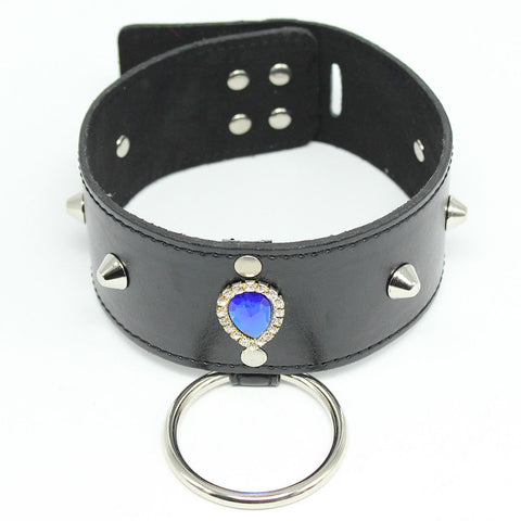 Blue Diamond Bondage Collar & Leash Kit