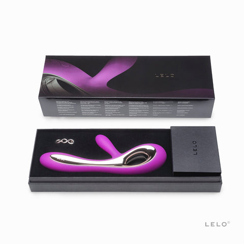 LELO Soraya 2 Luxury Rechargeable Rabbit Vibrator Deep Rose